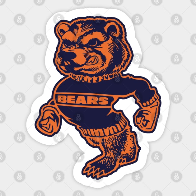 Retro Bear Sweater Sticker by KFig21